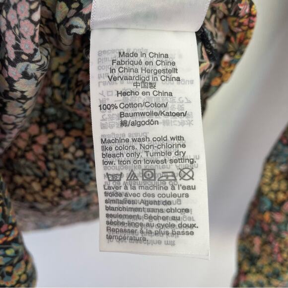 J Crew Button Down Shirt Floral Liberty Fabrics 0 - Picture 8 of 9